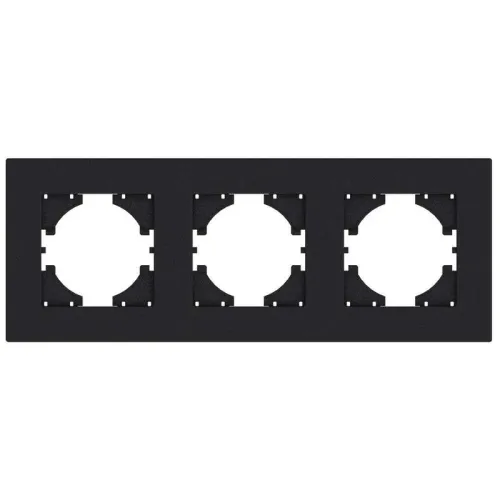 Рамка 3-местн. City графит GUSI С1113-010