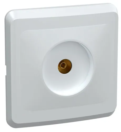 Розетка телевизионная TV 1-м СП Вега РТВ10-ВБ бел. GENERICA EAV10-K01-DM