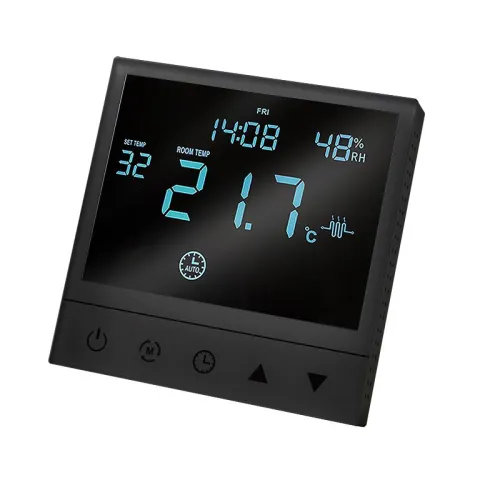 Термостат электронный 16А для теплого пола с датчиком +5-+40град.C в сборе графит UNIVersal A0065-Gr фото 3