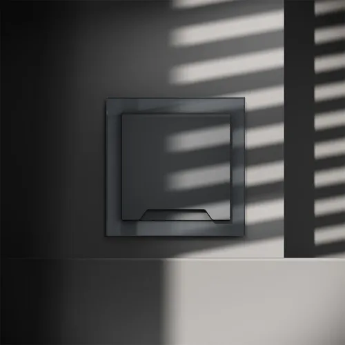 Розетка 1-м СП S70 16А с заземл. защ. шторки + крышка механизм графит Voltum VLS040307 фото 3