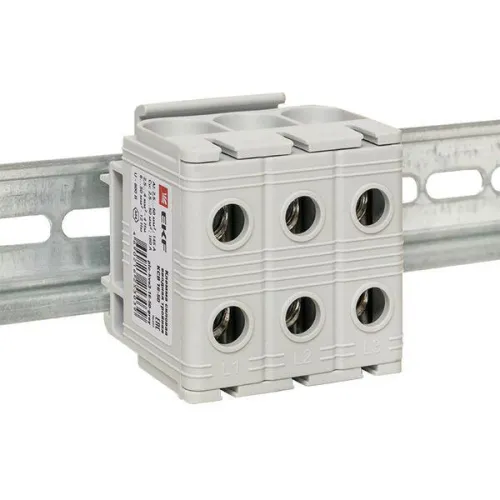 Клемма силовая вводная тройная КСВ 16-50кв.мм сер. PROxima EKF plc-kvs3-16-50-grey фото 5