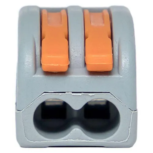 Клемма строительно-монтажная СМК 222-412 с рычагом 2 отверстия (блист.20шт) PROxima EKF plc-smk-412b-20 фото 3