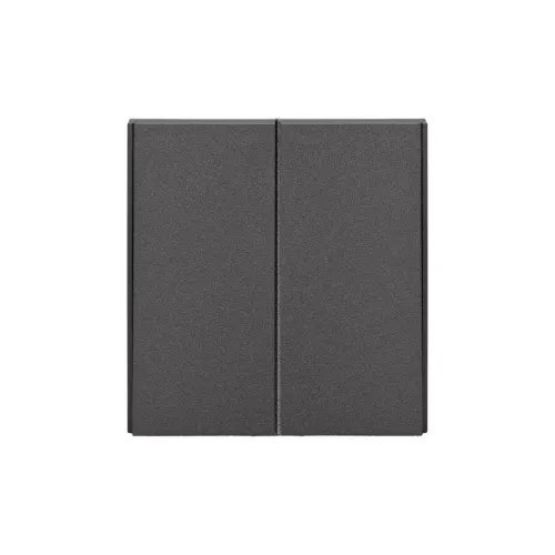 Переключатель проходной 2-кл. СП STRONG 10А графит Kranz KR-78-0709-6