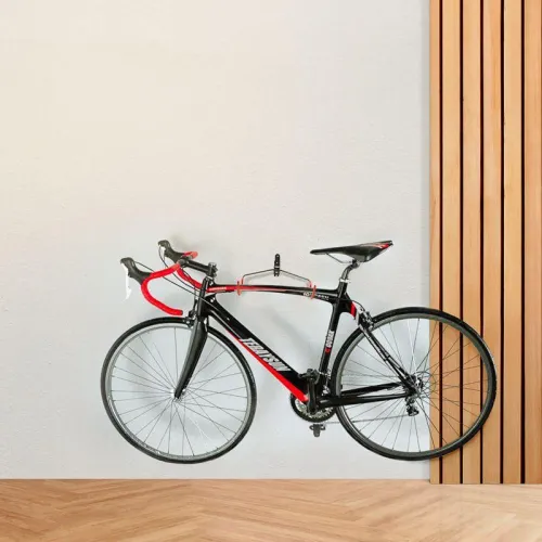 Кронштейн для велосипеда В-4 настенный складной с поворотом по горизонтали до 30град. ПВХ-покрытие на крючке крепление за раму Rexant 38-0604 фото 5