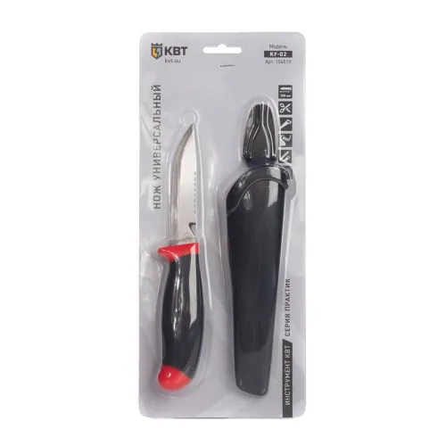 Нож универсальный KF-02 ПРАКТИК КВТ 104519 фото 5