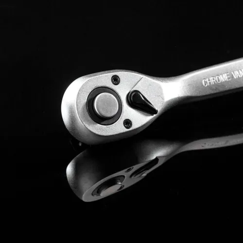 Ключ-трещотка для торцовых головок 1/2 СrV 72 зубца Kranz KR-12-8401 фото 7