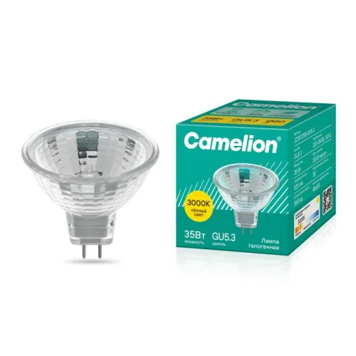 Лампа галогенная MINI JCDR (MR11) 35Вт GX5.3 230В Camelion 7092