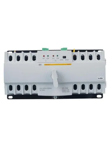 Устройство автоматического ввода резерва АВР 63А KARAT АВР-2 LITE модульное IEK MAT20-063 фото 5