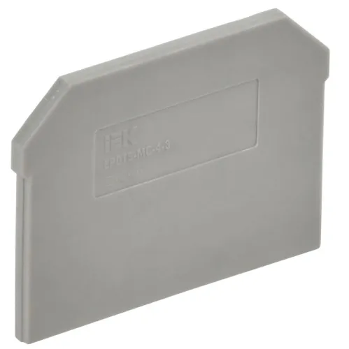 Заглушка для CTS-MC ARMAFIX 3 вывода 4кв.мм сер. IEK YCT12-00-3-K03-004-ZGL фото 2