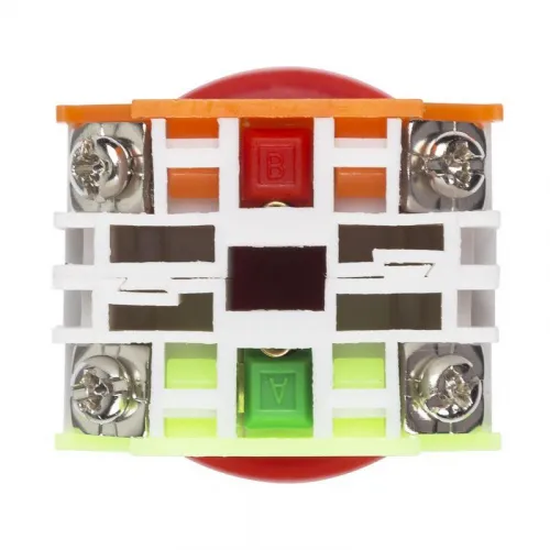 Выключатель-кнопка 10А d22 аварийная остановка красн. Rexant 36-3553 фото 3