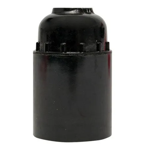 Патрон карболитовый подвесной Е27 черн. (инд. пакет) EKF LHC-E27-s-p фото 4