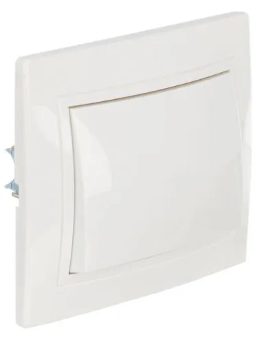 Выключатель 1-кл. СП Кварта 10А IP20 ВС10-1-0-КБ бел. GENERICA EVK10-K01-10-DM фото 3