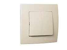 Выключатель 2-кл. Lillium Makel 32010003