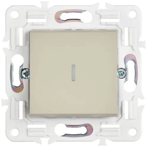 Выключатель 1-кл. SKANDY 10А SK-V07B с индикацией беж. IEK SK-V10-1-10-K10 фото 2