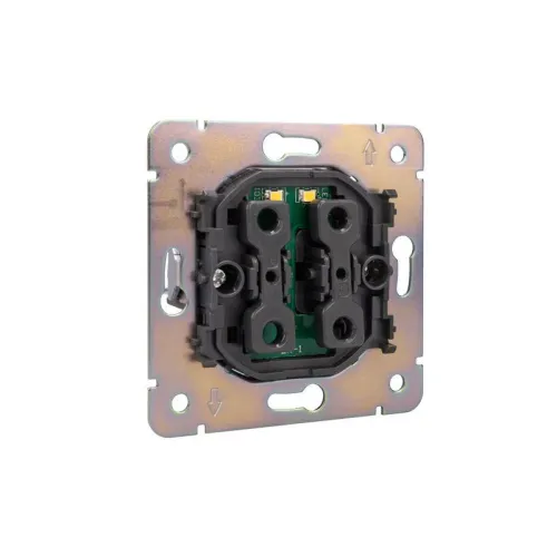 Выключатель 2-кл. СП STRONG MIELE 10А с подсветкой жемчуг Kranz KR-78-0714-4 фото 6