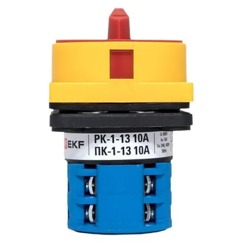 Переключатель кулачковый ПК-1-13 10А 3п "0-1" с блокировкой IP65 PROxima EKF pk-1-13-10-a65 фото 2