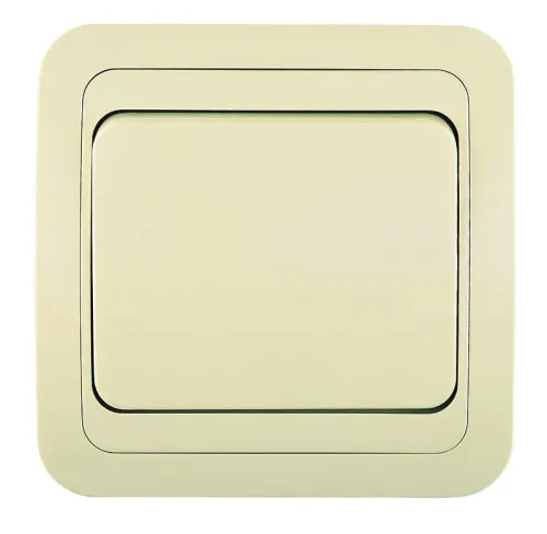 Выключатель 1-кл. СП Mimoza 10А IP20 крем./крем. Makel 25001