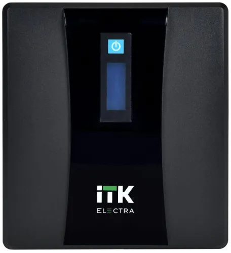 Источник бесперебойного питания ELECTRA ET 1.2кВ.А/720Вт с АКБ 2х7А.ч USB Schuko ITK EET-1200VA-1-002-S фото 2
