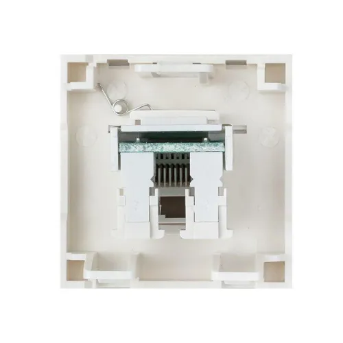 Розетка компьютерная 2мод. RJ45 кат.5E EKF E2MK015E-135-10 фото 3