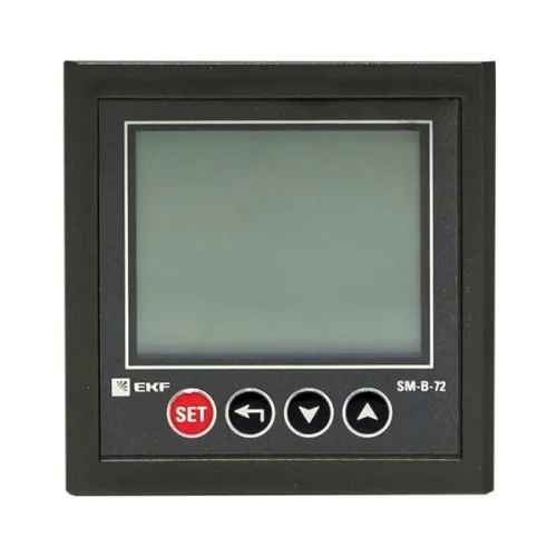 Прибор измерительный многофункциональный SMB-72 на панель 72х72 квадрат. вырез Basic EKF sm-723b фото 4