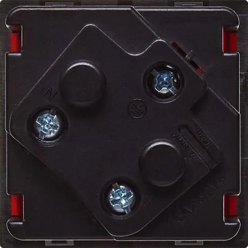 Розетка 2мод. 16А 250В 45град. с заземл. защ. шторки винт. зажимы красн. ИЭК Leg 4525052 фото 4