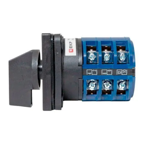 Переключатель кулачковый ПК-1-43 3п 32А "1-0-2" IP65 EKF pk-1-43-32-65 фото 6