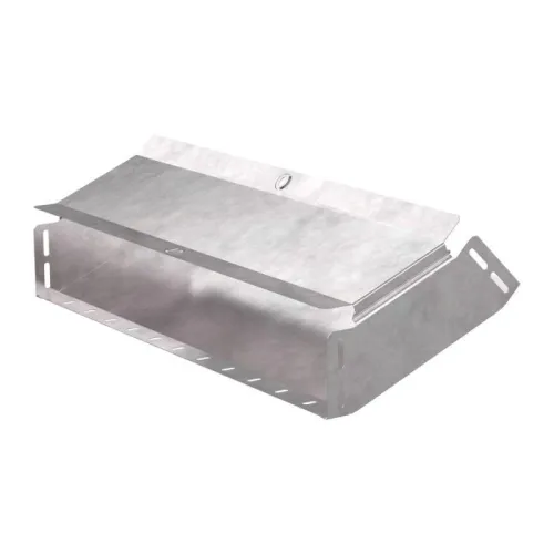 Угол для лотка вертикальный внутренний 45град. 600х100 с крышкой Стандарт Промрукав PR16.0600