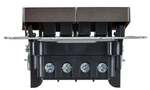 Выключатель перекрестный 2-кл. СП BRITE ВС10-2-3-БрТБ 10А механизм бронза IEK BR-V23-0-10-K45 фото 4