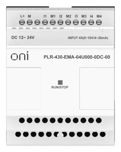 Модуль расширения входов выходов ПЛК 430 4 UI (0-20мА/0-10В) 24В DC ONI PLR-430-EMA-04U000-0DC-00 фото 7