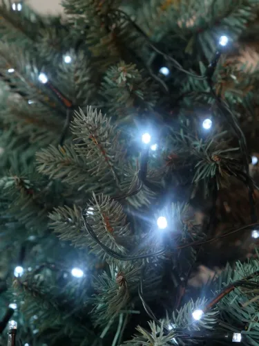 Гирлянда "Нить" LD120-GW-BO 120 бел. светодиодов 12м с контроллером уличная SHLights 4690601045430 фото 3