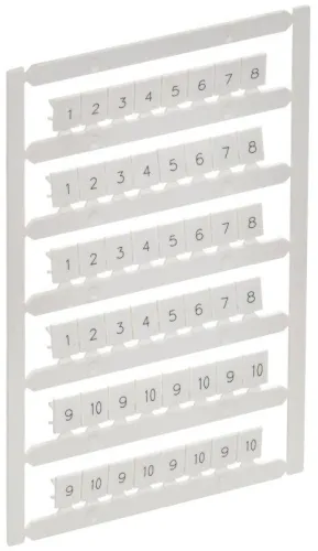 Маркер для CTS 6кв.мм/CP 10кв.мм "1-10" ARMAFIX IEK AF-CT10D-M-006-01