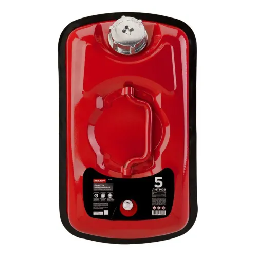 Канистра для топлива горизонт. металлическая 5л Rexant 80-0198 фото 9