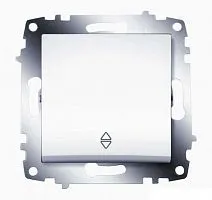 Переключатель 1-кл. 1мод. СП Cosmo 10А IP20 (сх. 6) механизм бел. ABB 619-010200-209
