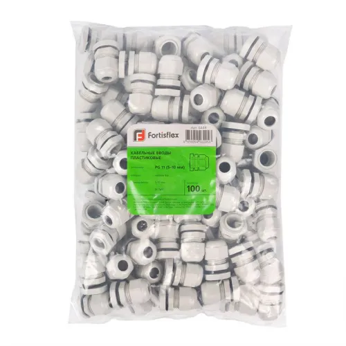 Ввод кабельный пластиковый PG 19 (12-16 мм) (уп.50шт) Fortisflex 88164 фото 7