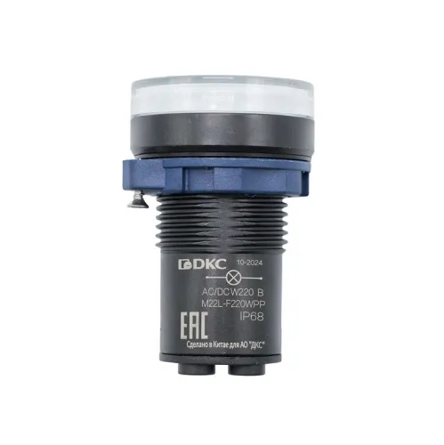 Индикатор сигнальный со встроенным диодом 220В зел. DKC M22L-F220GPP фото 5