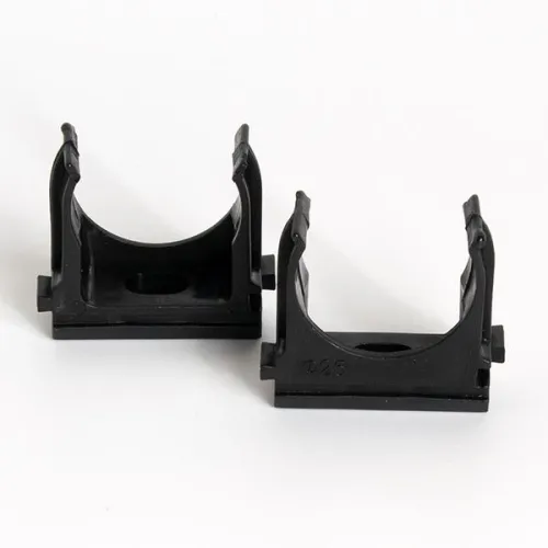 Держатель для труб (клипса) d25мм черн. (уп.100шт) TOKOV ELECTRIC TKE-LC-25-C05/100