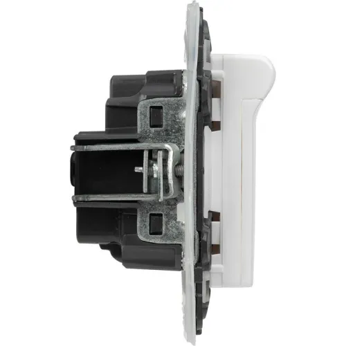 Розетка 1-м СП Valena Life 16А IP44 250В 2P+E защ. шторки с крышкой механизм бел. Leg 753119 фото 6
