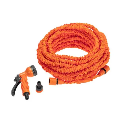 Набор поливочный растягивающийся шланг 45м пистолет 7 режимов соединитель ЧЕТЫРЕ СЕЗОНА 62-0259 фото 8