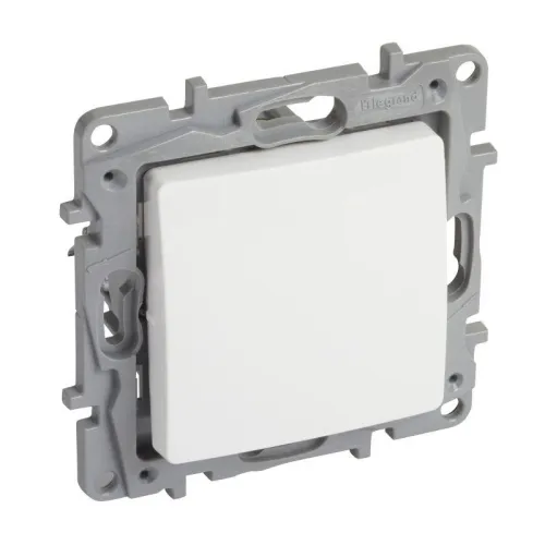 Переключатель перекрестный 1-кл. СП Etika 10А IP20 250В 10AX винтов. клеммы механизм бел. Leg 672209 фото 2