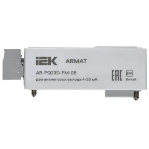 Модуль анализатора качества электроэнергии 2 аналоговых вых. ARMAT IEK AR-PQ23D-FM-06 фото 5