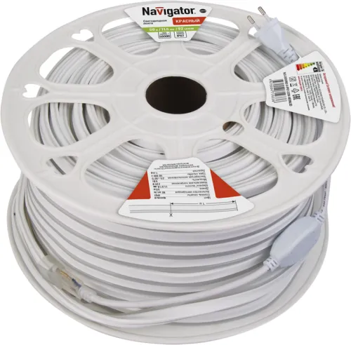 Лента светодиодная 71 933 NLS-2835R92-9-IP67-220V-NEONLED R20 (уп.20м) Navigator 71933