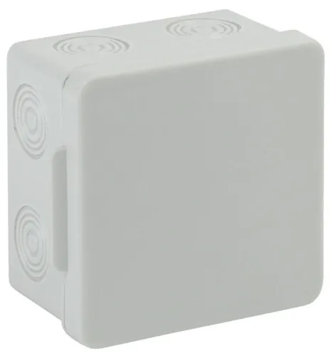 Коробка распаячная ОП КОР 80х80х50мм без гермовводов 7 входов IP54 Эра Б0037442