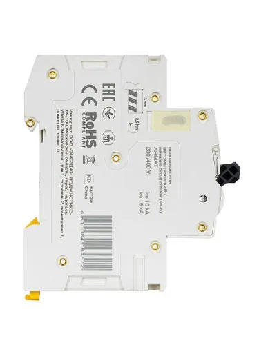 Выключатель автоматический модульный 1п C 20А M10N ARMAT IEK AR-M10N-1-C020 фото 7