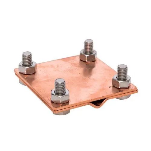 Зажим универсальный полоса 40 - прут 10 (пластина 70х70мм) Cu PROxima EKF lp-55922-cu фото 2