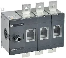 Выключатель-разъединитель ВРК 3п 630А без рукоятки KARAT IEK KA-VR10-3-0630