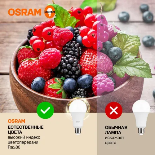 Лампа светодиодная LED Value LVCLA150 20SW/830 20Вт грушевидная матовая E27 230В 10х1 RU OSRAM 4058075579293 фото 5