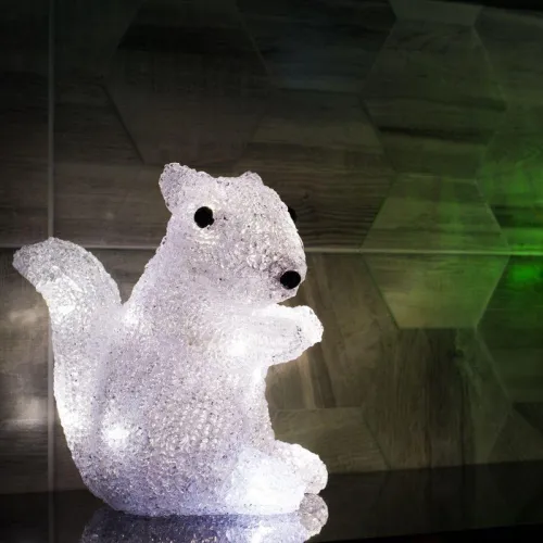 Фигура светодиодная акриловая "Белка" 17.5х12х18см 12LED 0.5Вт 4.5В IP20 элементы питания 3хAAA (не в компл.) Neon-Night 513-341 фото 3