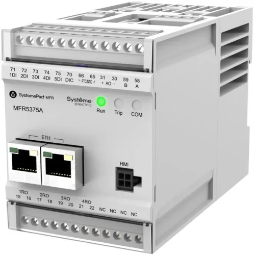 Реле MFR530 MODBUS-RTU + MODBUS-TCP 5-25А ТТ d10.5мм 80-270В AC/DC SE MFR53725A