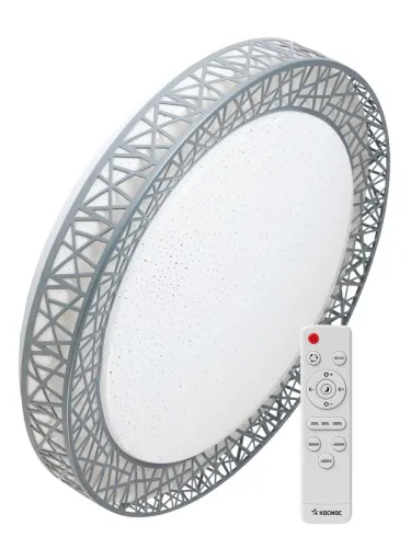 Светильник светодиодный PREMIUM Loft-B 55Вт 230В 3000-6500К 4400лм IP40 390х105мм настенно-потолочный управляемый с пультом ДУ КОСМОС KSLofG55W