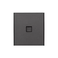 Розетка компьютерная СП STRONG MIELE RJ45 кат.6 графит Kranz KR-78-0724-6